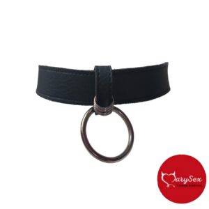 Collar Sado Aro en Cuero - Image 2