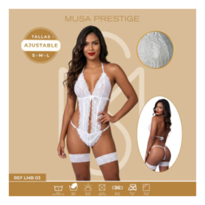 Conjunto Erótico Blanco Ref 03 - Image 1