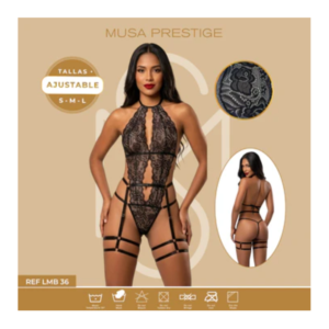 Conjunto Erótico Negro LMB 36