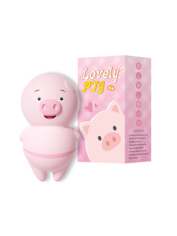 Vibrador y Succión Cerdito Pro Max USB.