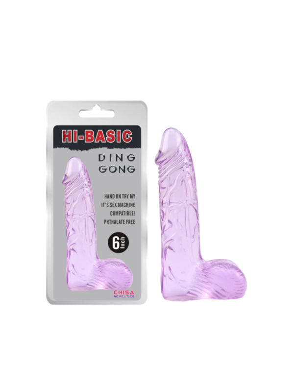 Dildo Ding Dong 6 Pulgadas Purple