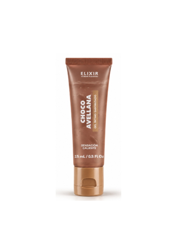 Gel Íntimo Saborizado Choco Avellana Elixir